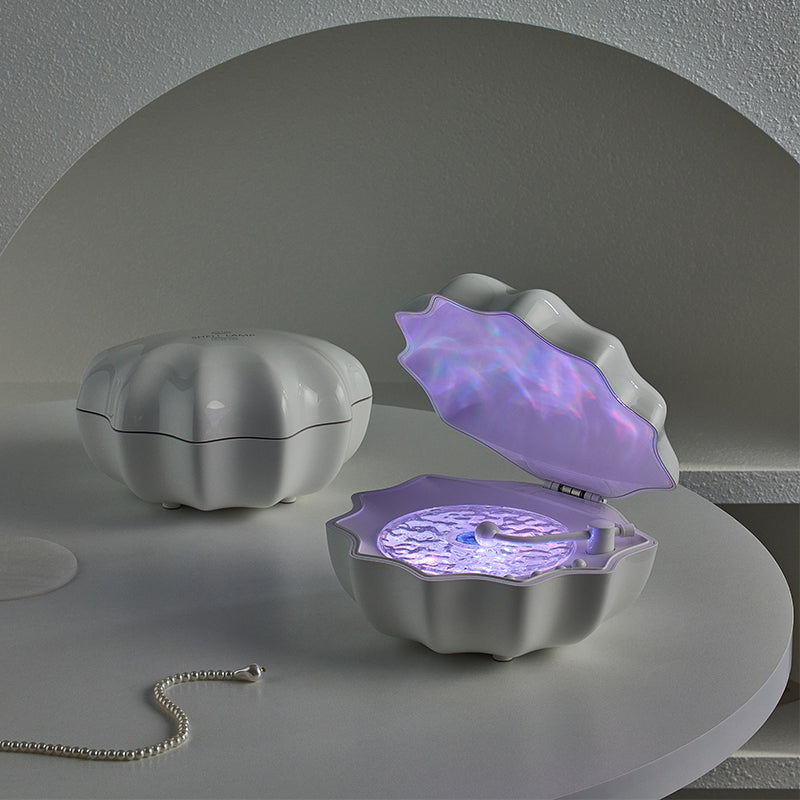 Glacier gift for her galaxy shell northern night light Projector