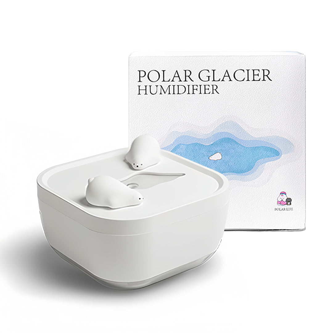 Glaciergift polar bear cute cool mist bedroom humidifier