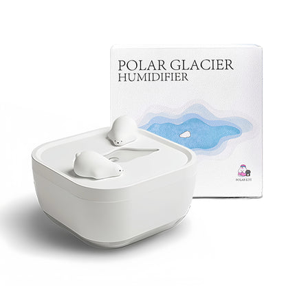 Glaciergift polar bear cute cool mist bedroom humidifier