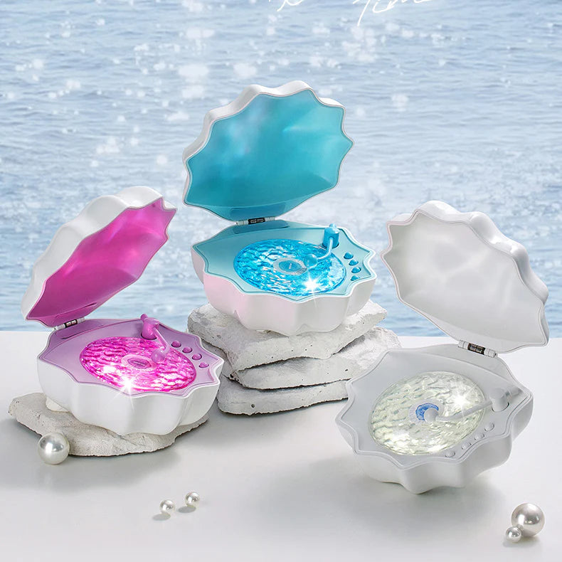 Glacier gift for her Blue Shell northern night light Projector